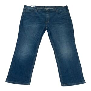 Levi Strauss 541 Athletic Fit Dark Wash Denim Relaxed Jeans Mens Size 46x30